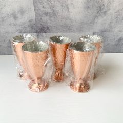 タンブラー 銅製 ブロンズ ゴブレット 5杯セット