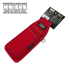 ニックス バリスティック 小物腰袋　黒タグ　アルミ赤 KNICKS ニックス 腰道具 ADV-301DDX-R (赤・レッド) 底バリ