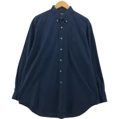 古着 ラルフローレン Ralph Lauren BLAKE 長袖 ボタンダウンシャツ メンズL相当/eaa554367