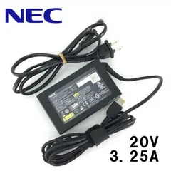 NEC　20V 3.25A 薄型 ACアダプタ ADP001 PC-VP-BP87 PA-1650-37N  Lavie　動作品 中古　純正品 1,099円　匿名配送のサムネイル