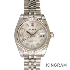 ロレックス ROLEX デイトジャスト 179174G SS WG ダイヤモンド 自動巻 レディース 腕時計 sss【中古】