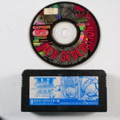 ジャンク品！ ストリートファイター3 故障カスタムIC+ディスク CAPCOM