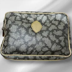 イヴサンローラン YVES SAINT LAURENT クラッチバッグ ポーチ ヴィンテージ 総柄  0922