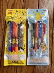 ゼブラ  サラサクリップ×ポケモン 4色セット×2種類