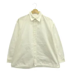 nonnotte / ノノット | 2024SS | Oversized Shirt Clear Heavy Broadcloth / オーバー サイズド シャツ | 3 | ホワイト | メンズ