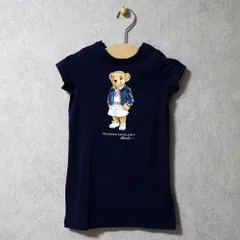 【新品】POLO RALPH LAUREN　ワンピース　ポロベア　ネイビー　２歳　90cm