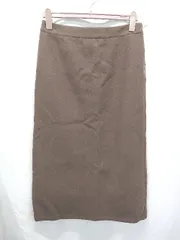 ◇ ⊇ ZARA ザラ ロング タイト スカート サイズEUR L USA L MEX 30 ブラウン系 レディース E  【1507010013680】