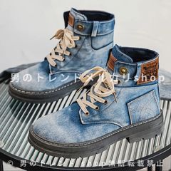 新品／26.5㎝、27㎝の方へ／グラムglamb／ヴィンテージ加工 デニム