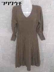 ◇ DRWCYS ドロシーズ 長袖 膝下丈 ワンピース サイズ1 ブラウン系 レディース 【中古】 【1101220006076】のサムネイル