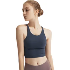 ☆ ネイビー ☆ M ☆ スポーツブラ 揺れない ヨガウェア 水陸両用 カップ付き スポーツブラ 揺れない カップ付き レディース ヨガウェア スポーツブラジャー スポブラ ブラ ブラトップ ブラジャー 見せブラ 水陸両用 ノンワイヤー