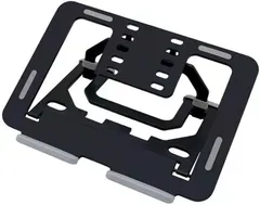 安芸熊屋 ノートパソコンスタンド タブレット パソコン台 pcスタンド ノートpc macbook pc台 折りたたみ式(ブラック)