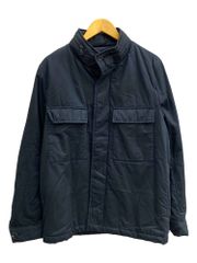 BLUE WORK (ブルーワーク) フィールドジャケット ジップップ コットン M 黒 ブラック メンズ/009