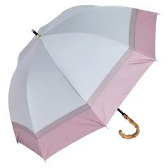 Refume レフューム 日傘 長傘 完全遮光 遮光率100% 軽量 遮光 遮熱 晴雨兼用 UVカット REFU-0011 オフ ホワイト ピンク 白