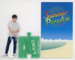 【中古】アクリルスタンド・アクリルパネル [台紙付き] 森本慎太郎(SixTONES) アクリルスタンド 「Summer Paradise 2018」