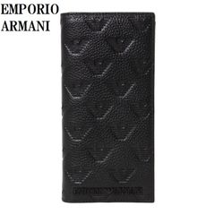 EMPORIO ARMANI エンポリオ アルマーニ YEM474 Y142V 81072 長財布 レザー ラージ ウォレット ブラック