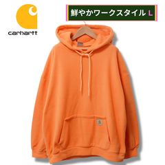 雰囲気◎カーハート【L】アクティブジャケット スウエット パーカー 鬼フェード 鬼フェード USA製 】カーハート Carhartt アクティブジャケット