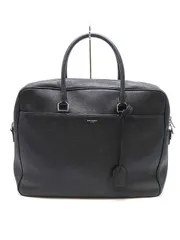 SAINT LAURENT PARIS サンローラン パリ レザーブリーフケース ビジネスバッグ ブラックのサムネイル