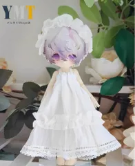 オビツ11ドール服 ob11 ドレス風ワンピース2点セット 撮影小物 ぬい撮り 人形用 12分ドール ピコニーモ 女の子 ドレス風ワンピースセット カチューシャ付き かわいい おしゃれ 個性派 ドレス風 可愛い お洒落 d-69