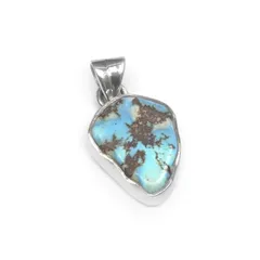 カザフスタンターコイズ ペンダントトップ No.4【1点もの】 / 60-32 TQ-PT4