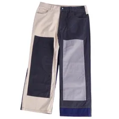 美品 マルニ MARNI パンツ 19SS デニムパンツ パッチワーク コットンのサムネイル