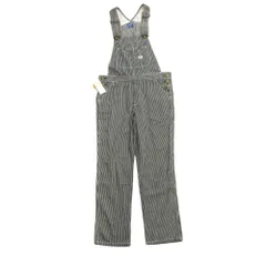 LEE × SM2 リー × サマンサモスモス オーバーオール オールインワン つなぎ ヒッコリーストライプ M ネイビー レディース 古着 中古 USED