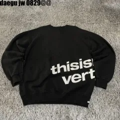 ディスイズネバーザット スウェット トレーナー 刺繍ロゴ ブラック S thisisneverthat☆スウェット トレーナー 刺繍ロゴ ブラック M