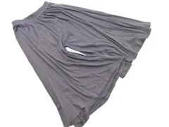 NATURAL BEAUTY BASIC ナチュラルビューティーベーシック ガウチョ パンツ sizeM/グレー ◇■ レディース