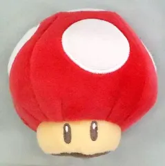 【中古】キーホルダー・マスコット(キャラクター) スーパーキノコ デスクトップぬいぐるみ 「一番くじ スーパーマリオブラザーズ 30th Anniversary コレクション」 F賞