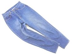 N. エヌ ナチュラルビューティーベーシック USED加工 デニムパンツ sizeM/青 ■■ レディース