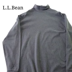 【00s】L.L.Bean エルエルビーン タートルネックカットソー インナー グレー