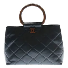 CHANEL コーティングキャンバス ウッドハンドルバッグ 2025年最新】ウッドハンドル シャネルの人気アイテム - メルカリ