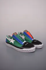 【今日特価】BAPE X Vans Old Skool コラボレーション スニーカー！送料無料！在庫限定のお得な価格です！
