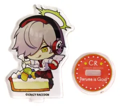 【中古】アクリルスタンド・アクリルパネル だるまいずごっど デフォルメアクリルスタンドB 「Crazy Raccoon×GiGO コラボカフェ」