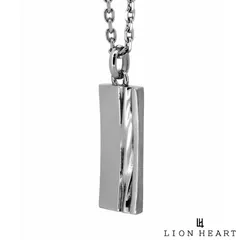 ライオンハート トライ ネックレス スピニンググロウ サージカルステンレス シルバー メンズ ブランド LION HEART