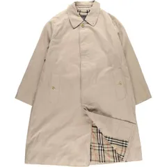 古着 バーバリー Burberry's 無地 ステンカラーコート バルマカーンコート 英国製 メンズXL相当/evb031442