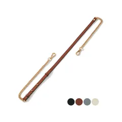 masamilk チェーンストラップ 牛革 ショルダーベルト チェーンバッグ用 ショルダーストラップ 細め 交換 単品