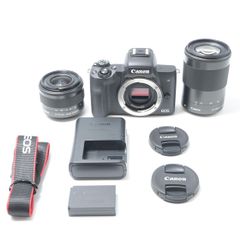 キヤノン Canon EOS Kiss M ダブルズームキット ブラック