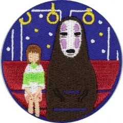 【中古】バッジ・ピンズ 千尋＆カオナシ(電車にゆられて) 「千と千尋の神隠し 刺繍ブローチコレクション」 どんぐり共和国限定