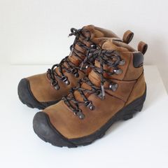 KEEN キーン レディース ブーツ Pyrenees 防水 KEEN DRY ヌバックレザー 茶色 24.5cm （w-3420714）