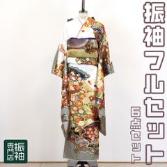 振袖フルセット 6点セット 古典 和柄 おしゃれ 上品 刺繍 かのこ模様 大人 箔押し 白 ゴールド 金箔 菊 桜 梅 吉祥文様【振袖・袋帯・帯締め・帯揚げ・重衿・長襦袢】 _ 成人式 はたちのつどい 二十歳 晴れ着 振り袖 高級 前撮り lp002_774c