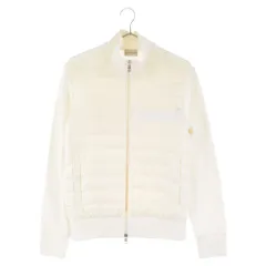 MONCLER モンクレール 21AW MAGLIA CARDIGAN アーム切替 ジップアップ ブルゾン ジャケット ホワイト G10918G52200