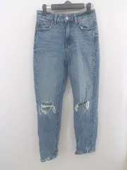 ◇ ZARA ザラ ダメージ加工 スキニー デニム パンツ サイズ EUR S USA S MEX 26 ブルー レディース E  【1303240009215】