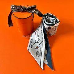 新品未使用　エルメス ツイリー パリジャン エルメス ツイリー Les Chiens Parisiens パリジャンの犬 ツイリー