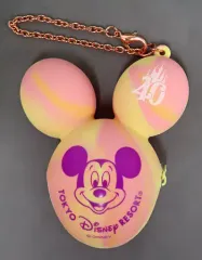 【中古】キーホルダー ミッキーマウス(ウォームカラー) バッグチャーム 「東京ディズニーリゾート40周年 “ドリームゴーラウンド”」 東京ディズニーリゾート限定