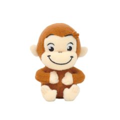 山二 おさるのジョージ TOYSTYLE 羊毛風ぬいぐるみ18cm【CuriousGeorge/もこもこ】おさるのジョージ もこもこGeorge 