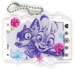 【中古】キーホルダー ニック・ワイルド＆ジュディ・ホップス アクリルキーホルダー 「Happyくじ ズートピア」 G賞