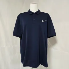 Nike(ナイキ） ドライフィット ネイビー 半袖ポロシャツ メンズ 105 0801