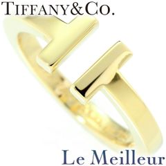 ティファニー T Tスクエア リング 指輪 K18 15号 TIFFANY&Co. 中古 プレラブド 返品OK