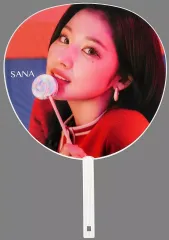 【中古】うちわ サナ(TWICE) うちわ 「CD Kura Kura」 リリース記念グッズ