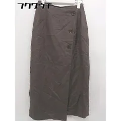 ◇ SENSE OF PLACE by URBAN RESEARCH スリット ロング タイト スカート サイズS ブラウン レディース 【中古】 【1104280010977】